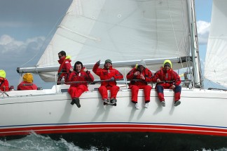 Corporate sailing in the Solent