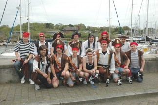 Stag Sailing party in the Solent