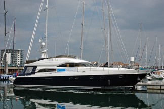 Princess 65 motor yacht for Solent charting